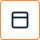 Square with rectangle icon Buildster App Canada