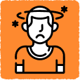 Dizzy man icon Buildster App Canada