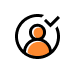 Person with checkmark icon Buildster App Canada